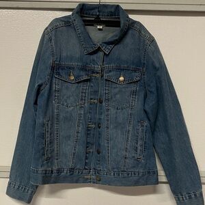 Crown & Ivy Light Blue Denim Jacket